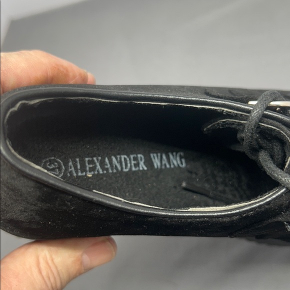 Alexander Wang Black Suede Oxfords‎ main image 4